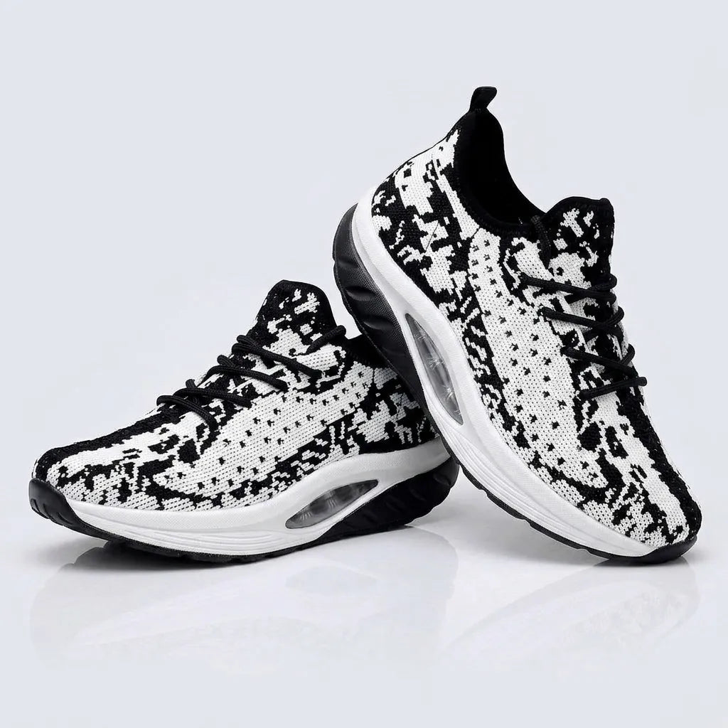 Black White