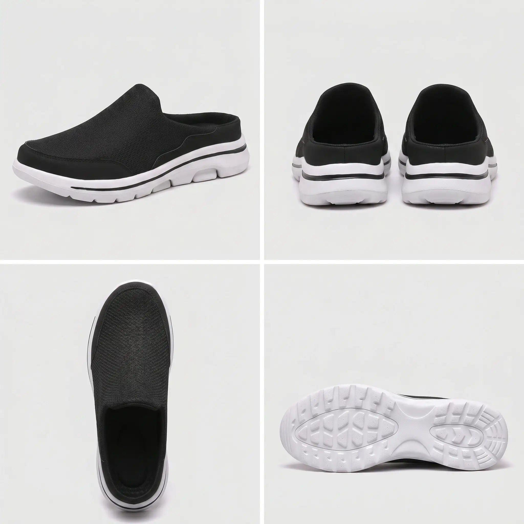 Black White