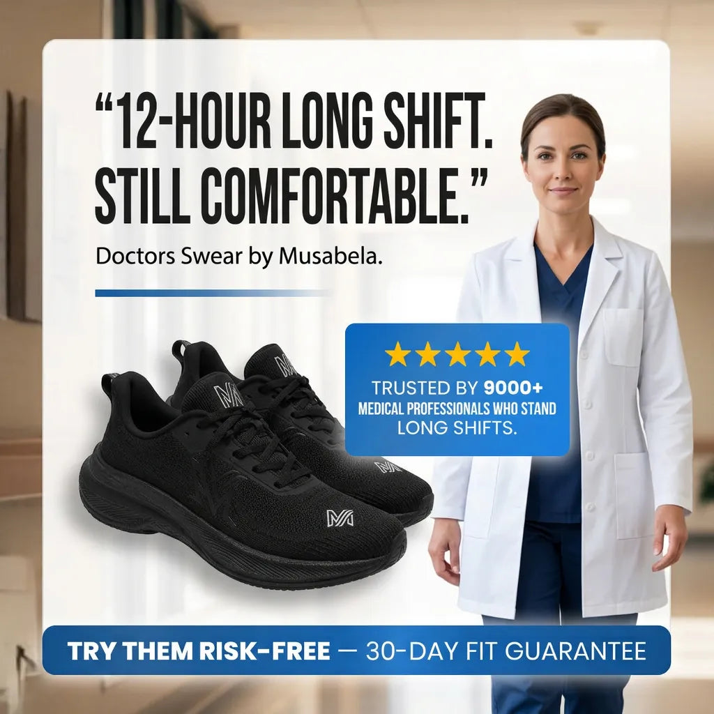 Ortho Pro Plus™ – All-Day Orthopedic Shoes for Foot, Knee & Back Pain Relief