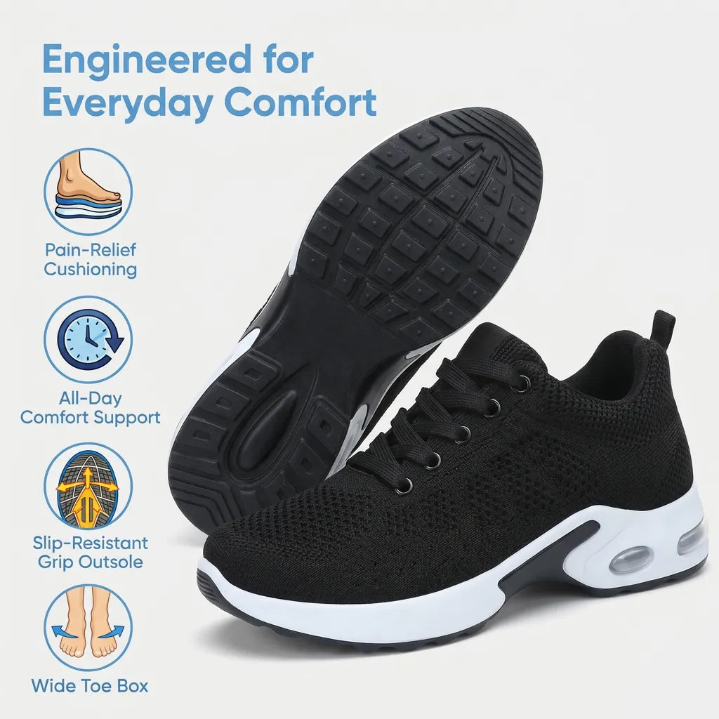 Ortho Pro™ – Everyday Comfort Orthopedic Shoes for Sensitive Feet & Heel Pain Relief