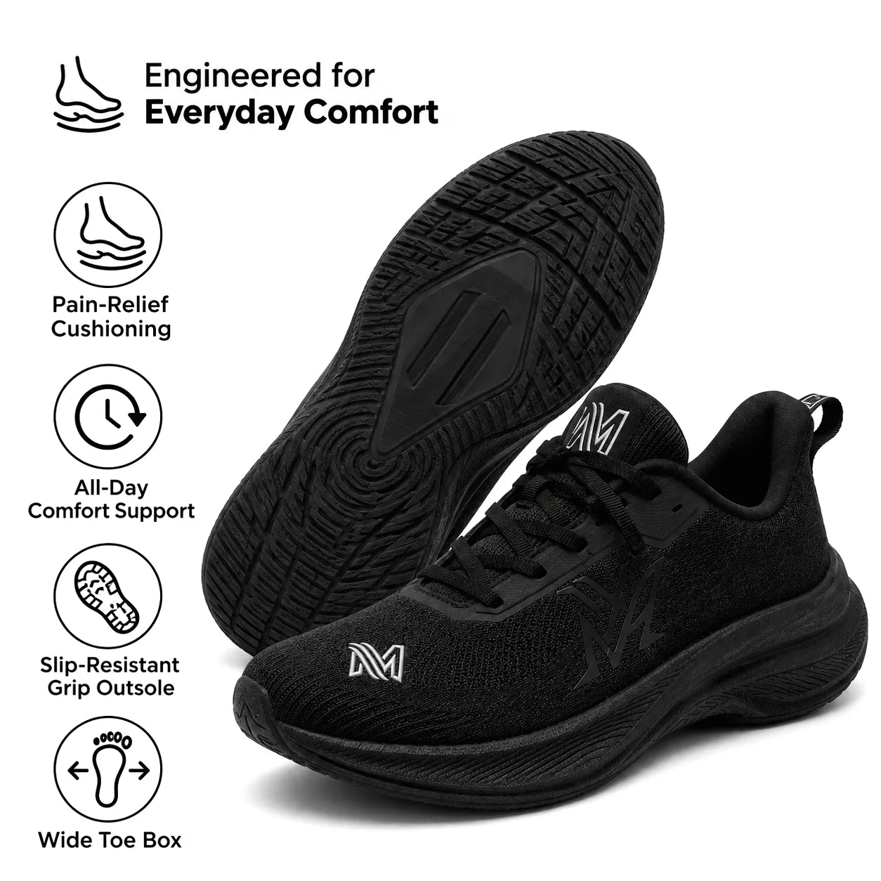 Ortho Pro Plus™ – All-Day Orthopedic Shoes for Foot, Knee & Back Pain Relief
