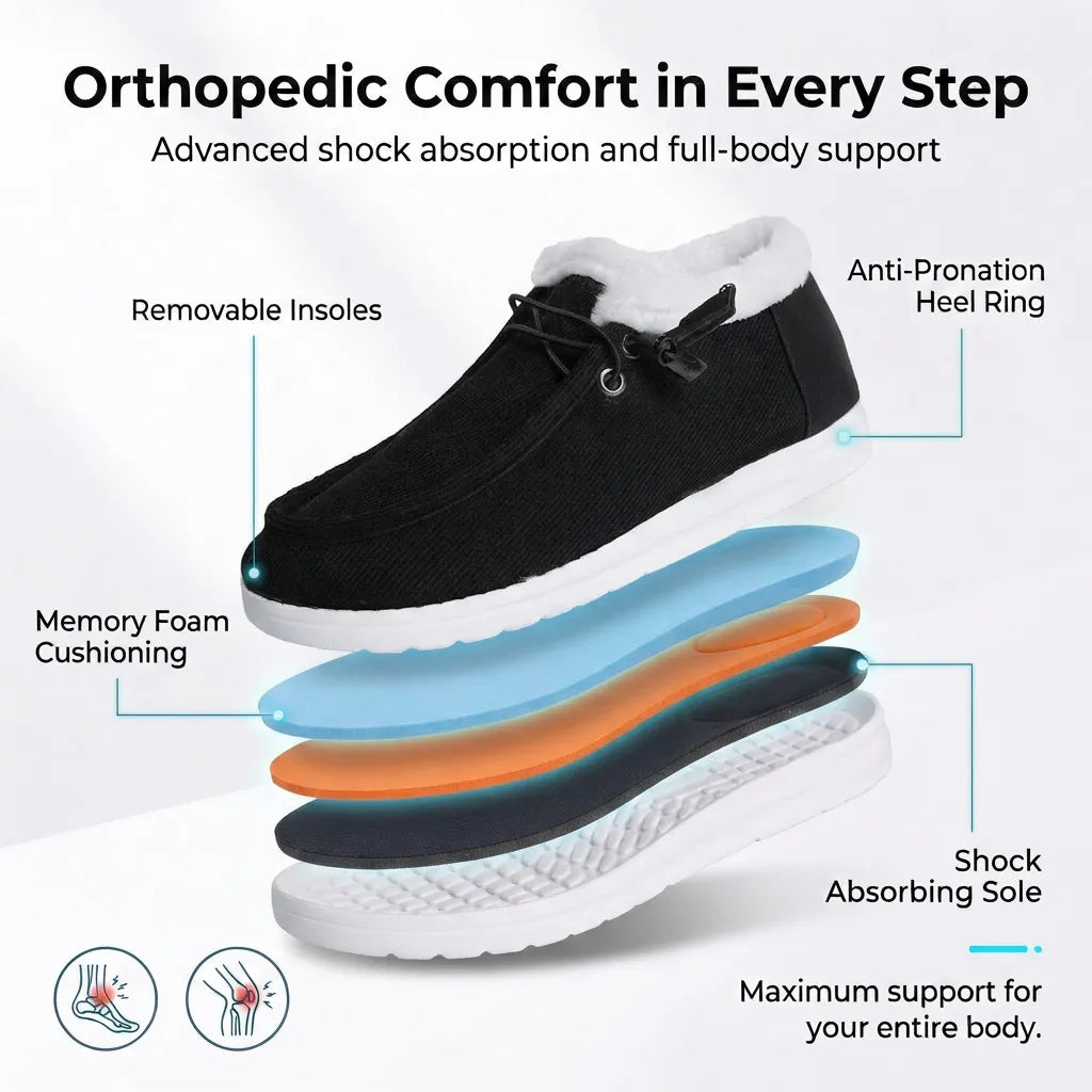 Ortho Feya - Comfortable Winter Loafers + FREE Insoles