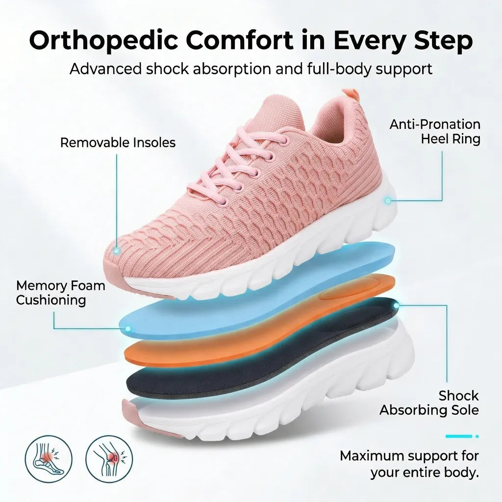 Ortho Fusion | Comfortable Orthopedic Shoes + FREE Insoles