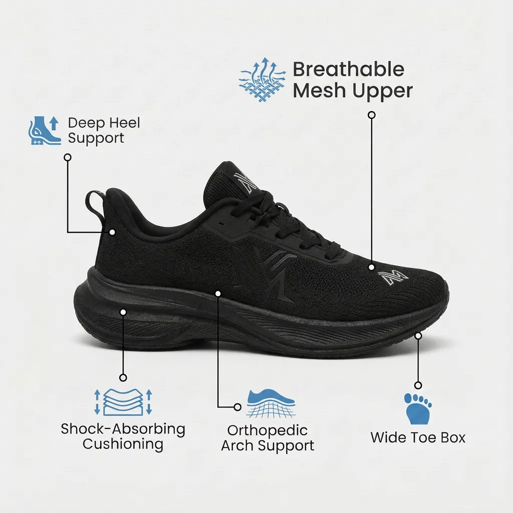 Ortho Pro Plus™ – All-Day Orthopedic Shoes for Foot, Knee & Back Pain Relief