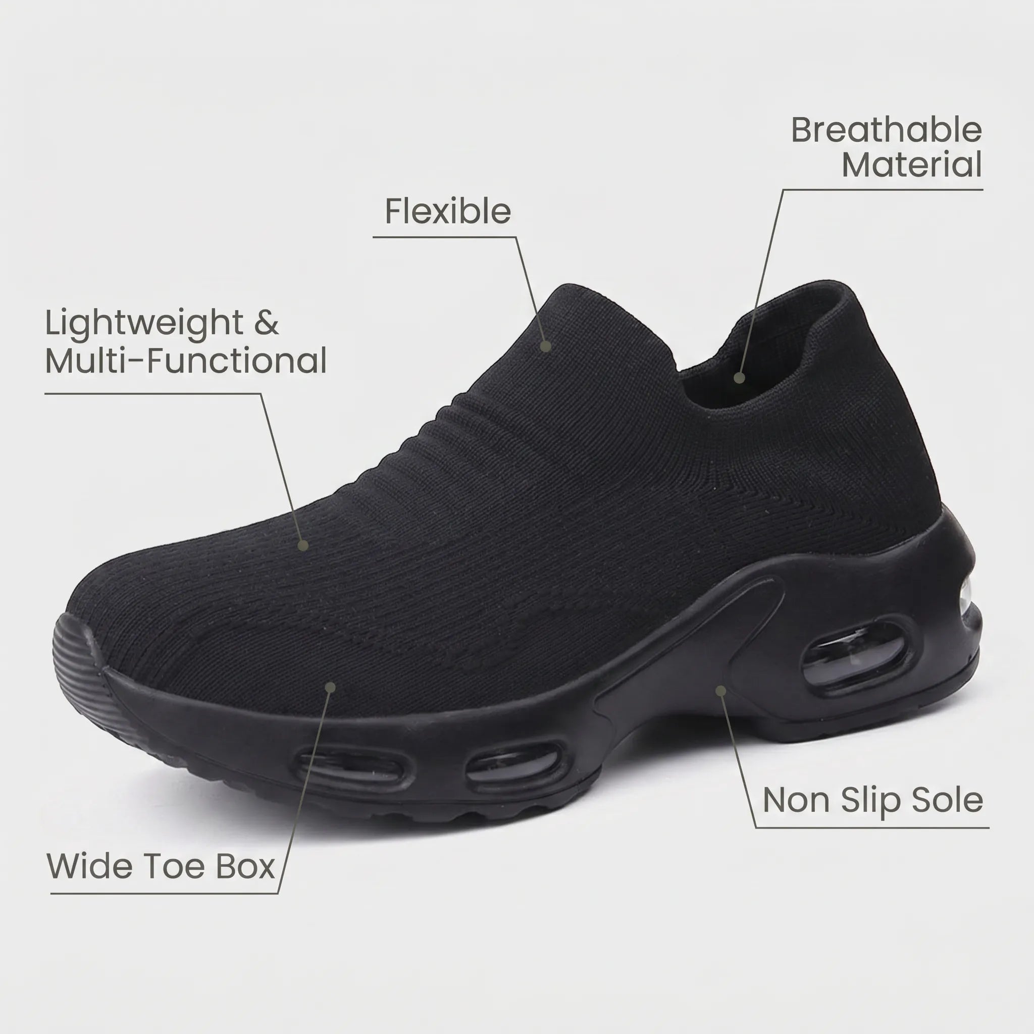 Ortho Hands-Free Professional - Comfortable Hands-Free Shoes + FREE Insoles