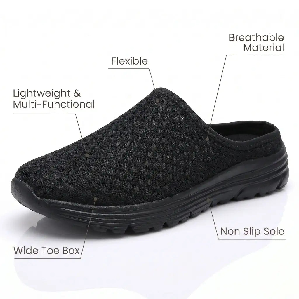 Ortho Ease Mule – Comfortable Slip-On Shoes + FREE Insoles