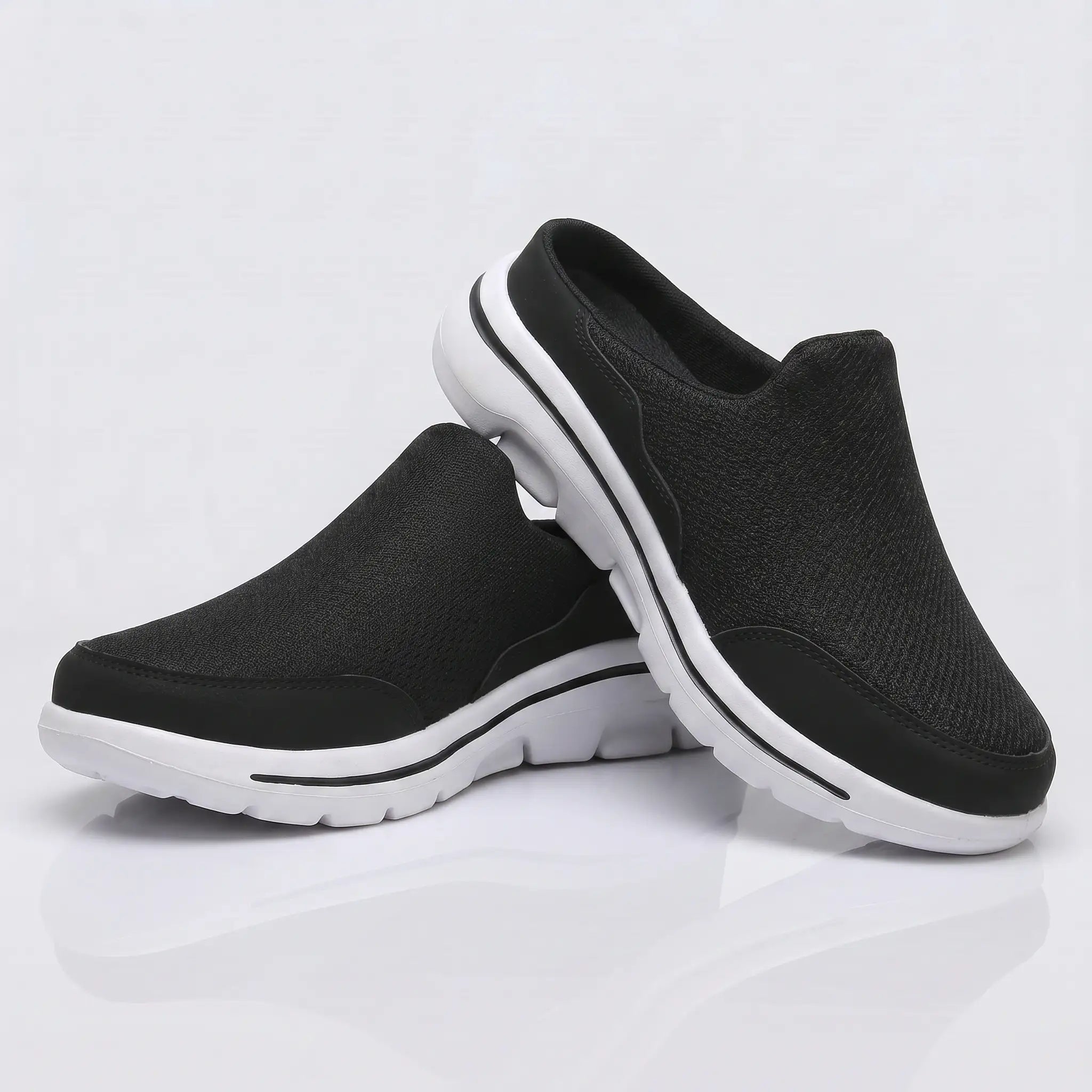 Black White