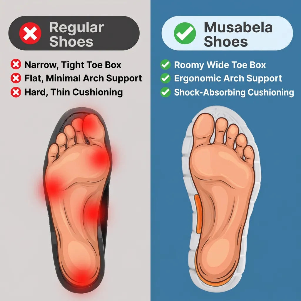 Ortho Pro Plus™ – All-Day Orthopedic Shoes for Foot, Knee & Back Pain Relief
