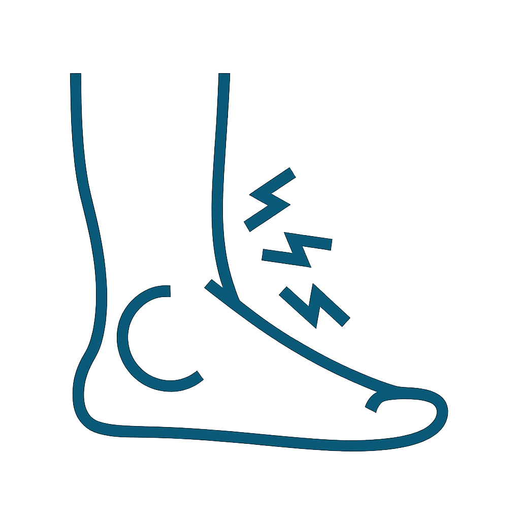 Less Foot Fatigue