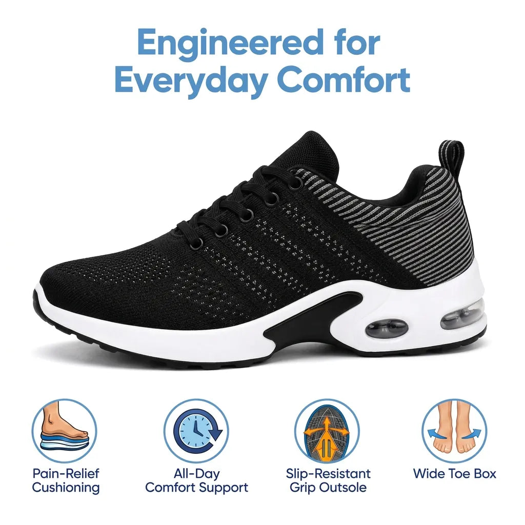 Ortho Pro™ – Everyday Comfort Orthopedic Shoes for Sensitive Feet & Heel Pain Relief (BOGO)