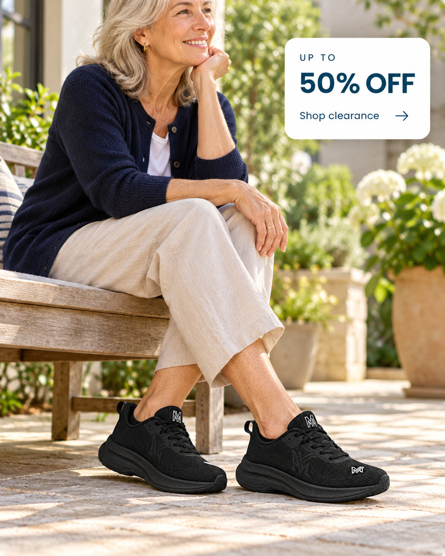 Everyday comfort. Up to 50% off. Shop clearance.